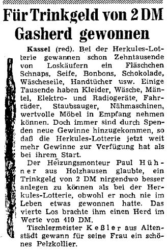 HNA 1952 11 14 Herkules Lotterie