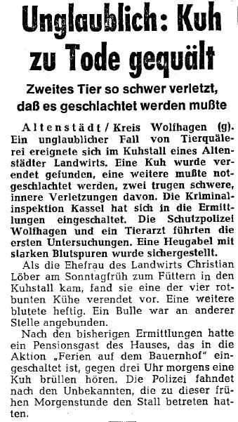 HNA 1966 07 04 Tierquaelerei