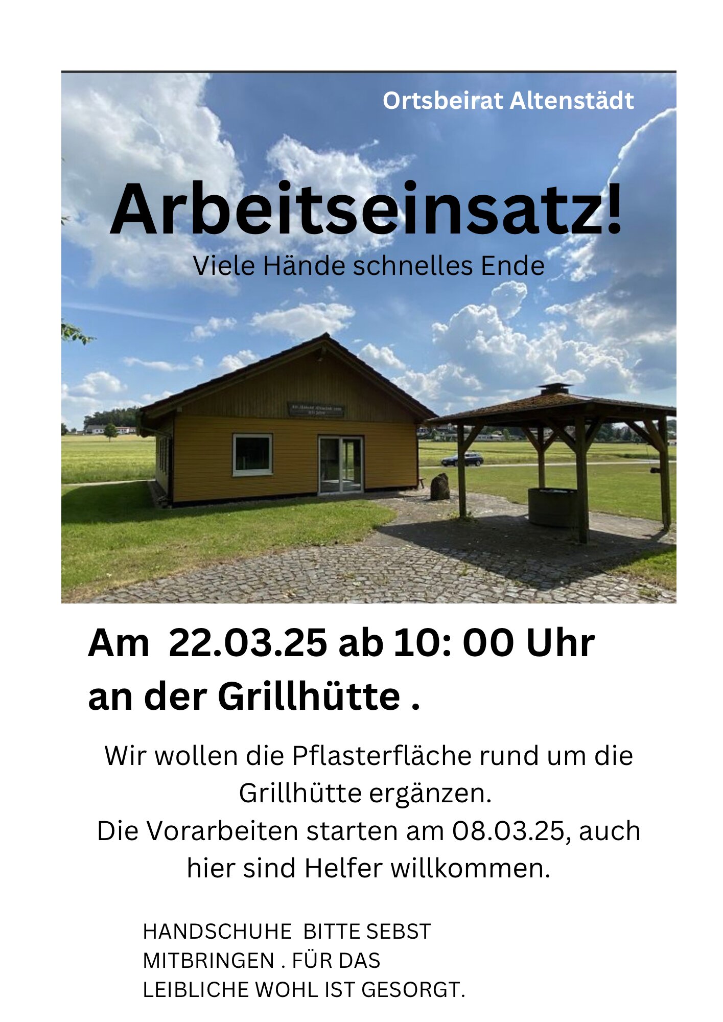 Altenstaedt Grillhuette Arbeitseinsatz