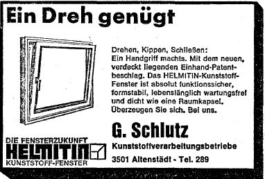 HNA 1972 05 22 Schlutz Werbung