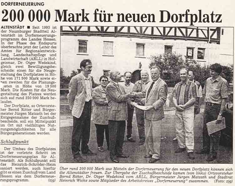 DorfplatzBewilligung071999