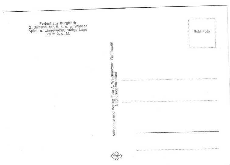 Postkarte Simshaueser 2