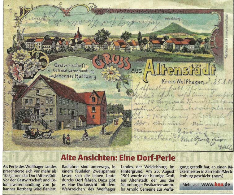 Gasthaus Rettberg 1901