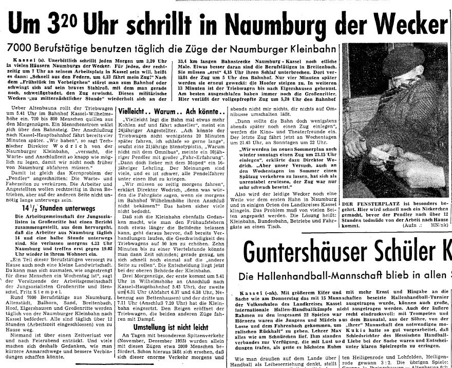 HNA 1956 03 02 Kleinbahn