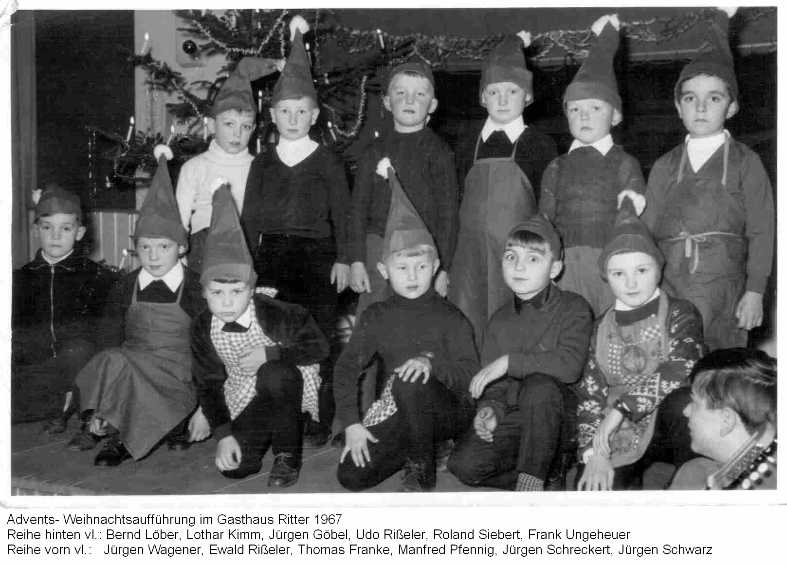 1967 Advents Weihnachtsaufführung