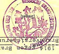 Brandkasse Wolfhagen 1955