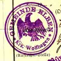 Gemeinde Elben 1929
