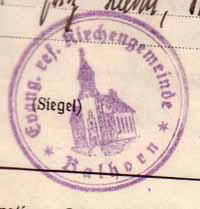 Kirche Balhorn 1938