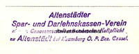 Raiffeisenkasse Altenstadt 1938