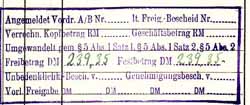 Raiffeisenkasse Altenstadt 1948 RM au DM