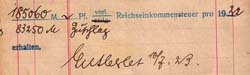 Reichseinkommensteuer 1922