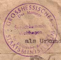 Staatsministerium Hessen 1948
